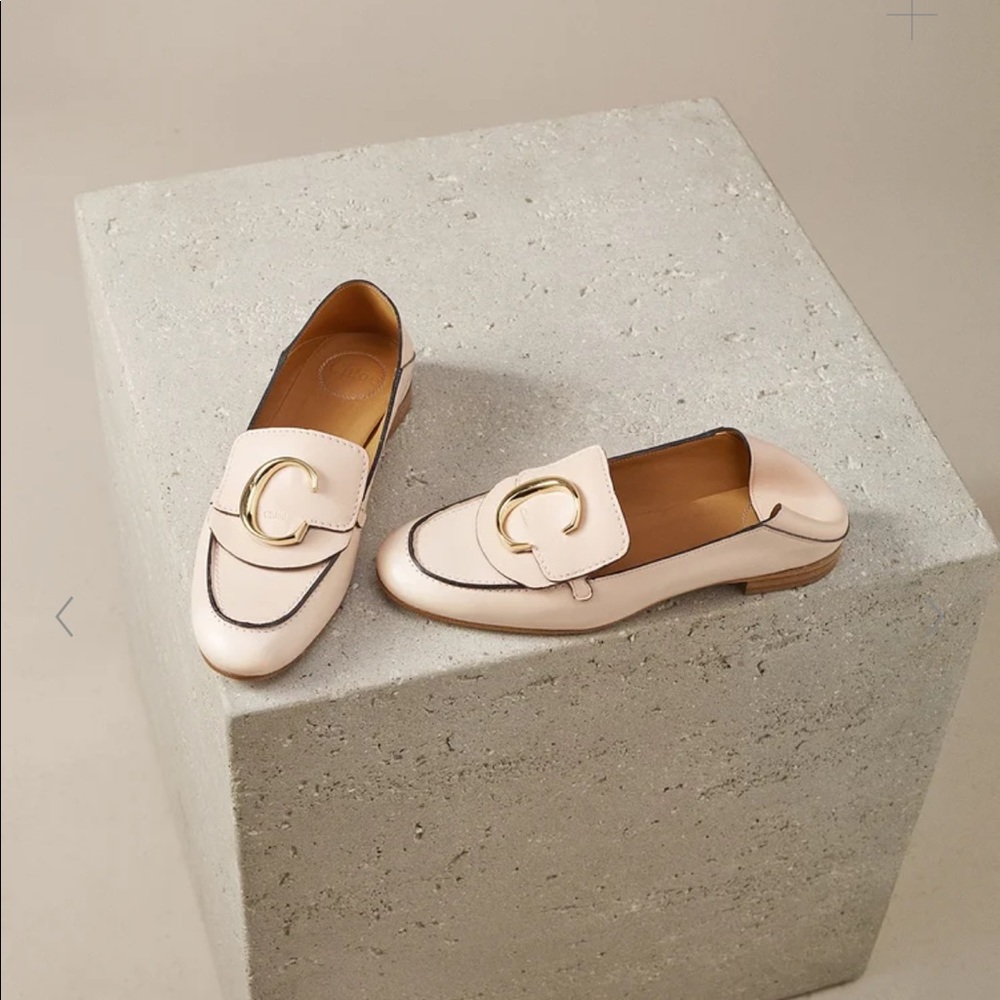 Chloé loafers for ladies in shiny calfskin
